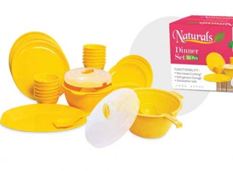 Microwave Dinner set (32 Pcs.) Round