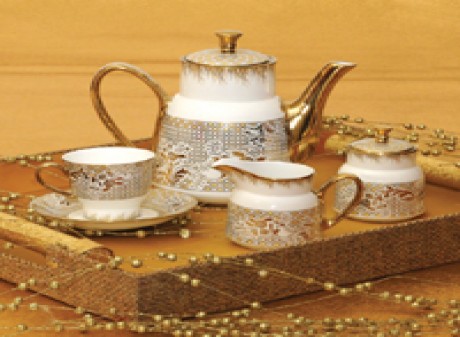 GOLDLINE TEA SET